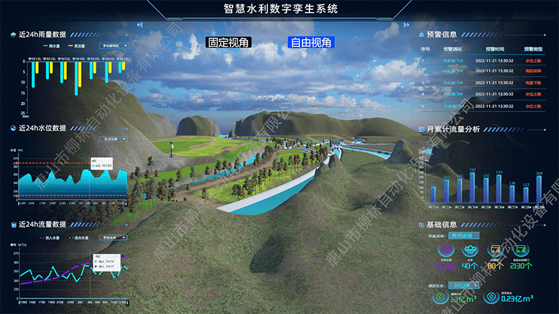 智慧水利數字孿生軟件界面1 智慧水利數字孿生軟件界面1